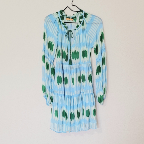 Oliphant Ikat dress with tassel drawstring Medium - Picture 3 of 8